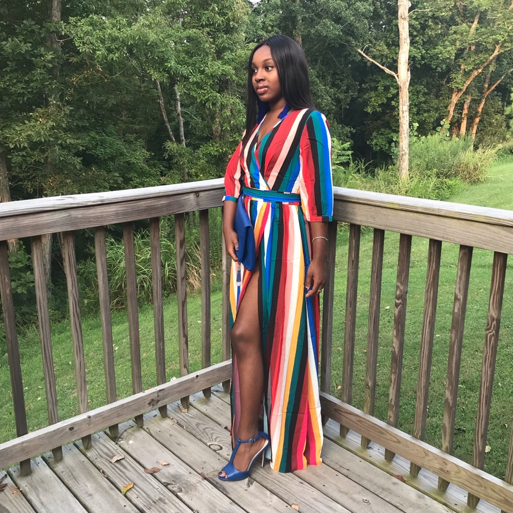 Multi Striped Dress